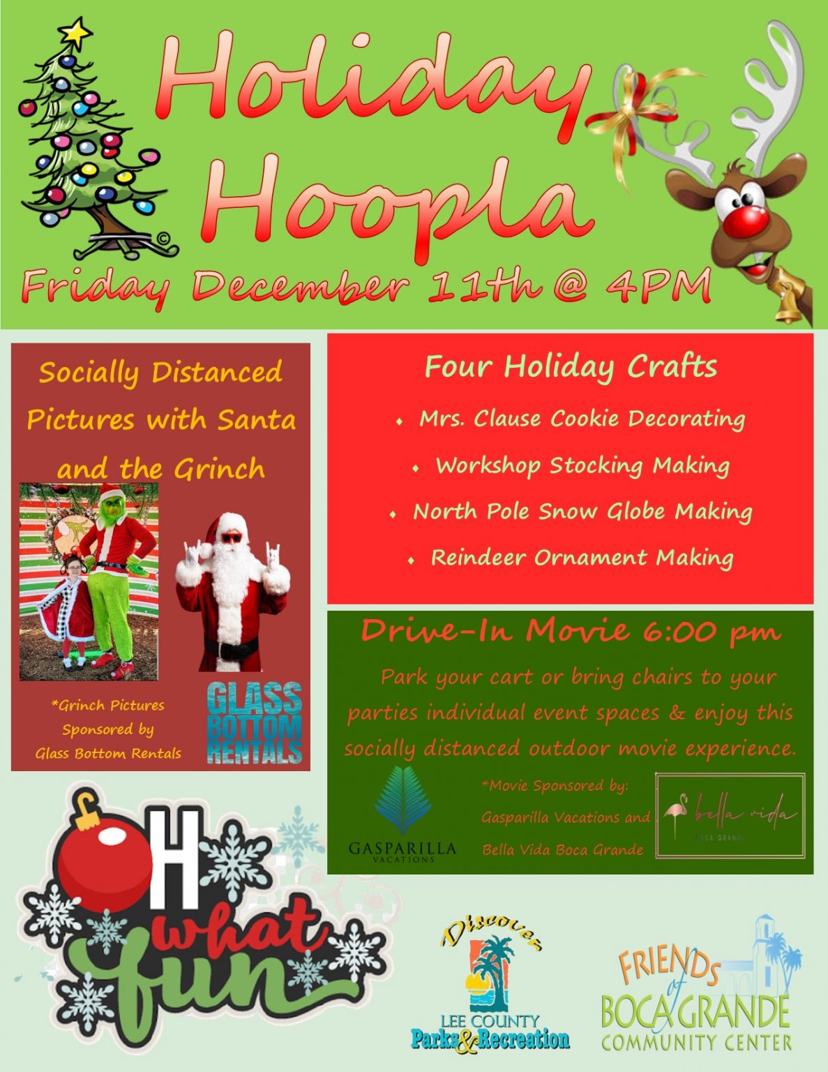 Lee County Parks & Rec: 1st Annual Holiday Hoopla! - Boca Grande